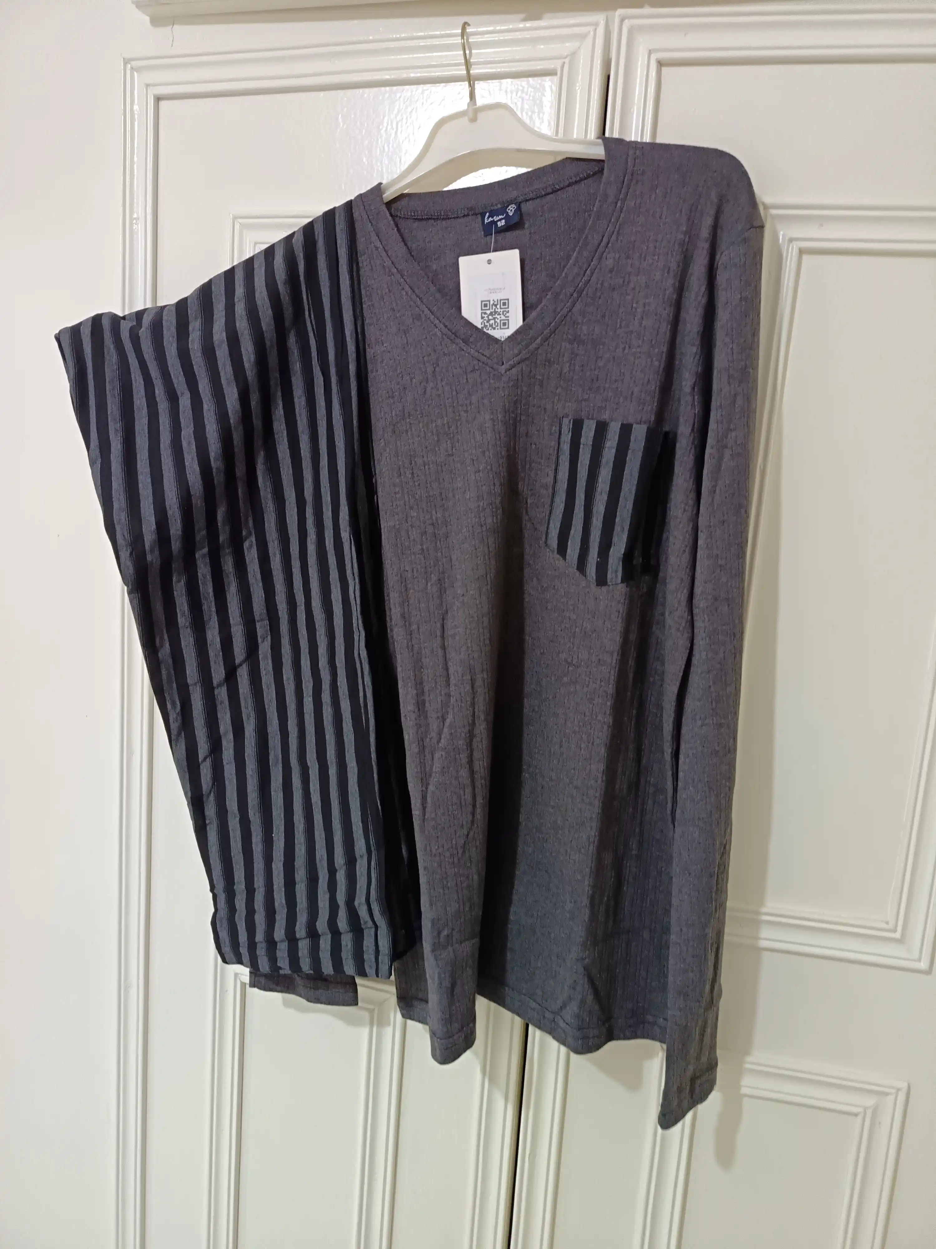 Erkaklar pijamasi, Costume 100% paxta
