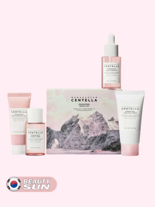 Sayohat uchun mini yuz parvarishi to'plami, SKIN1004, Madagascar centella travel