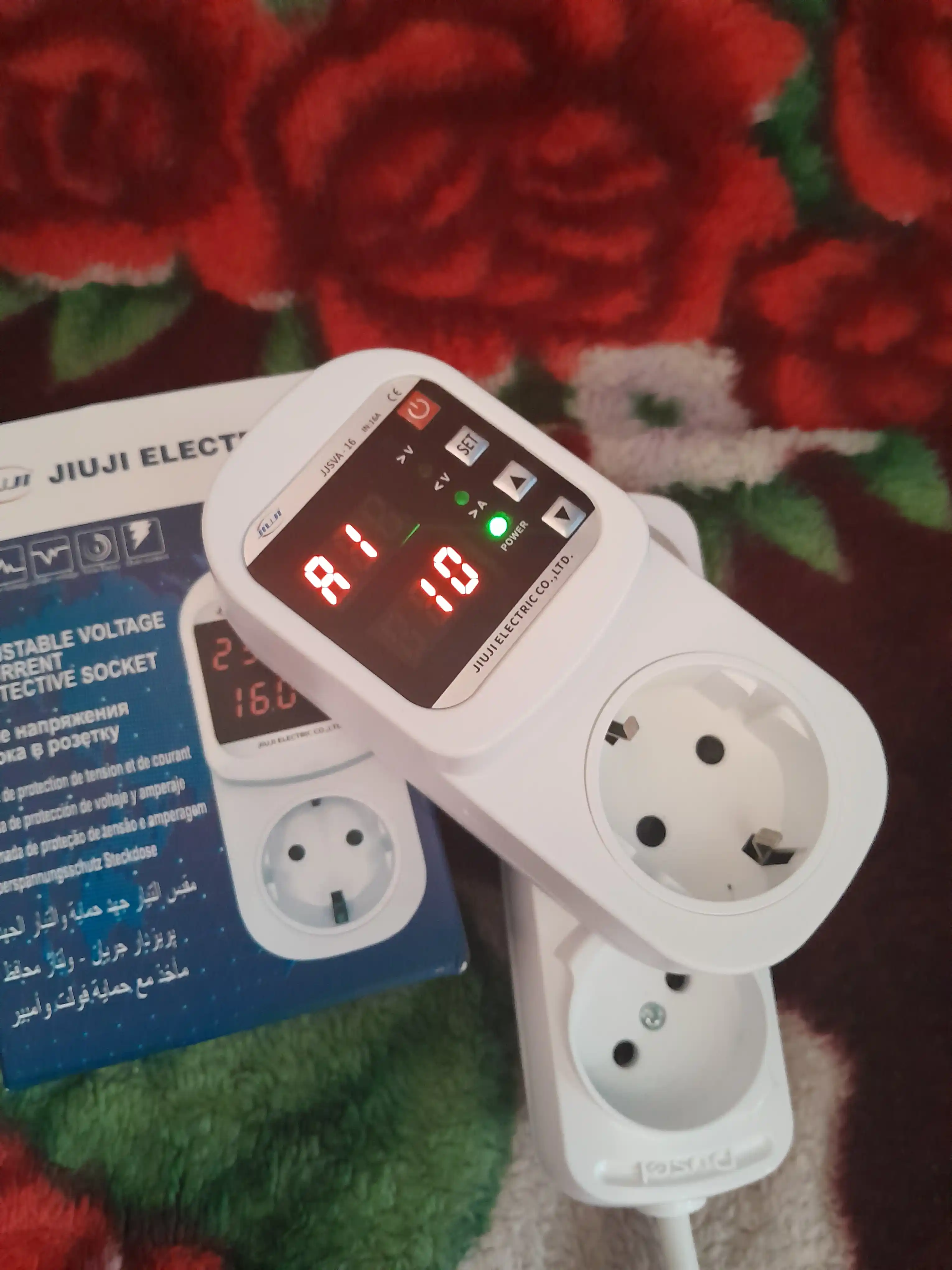 JJSVA-16 himoya rozetkasi uchun kuchlanish relesi