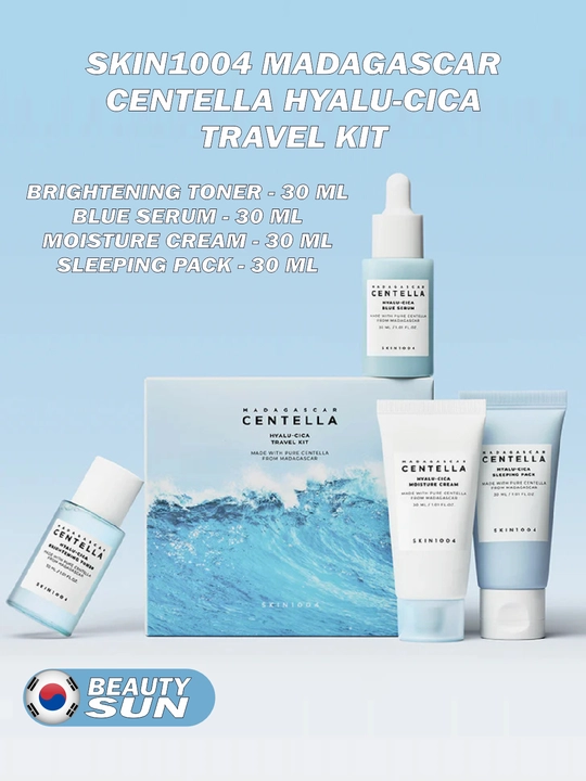 Sayohat uchun mini yuz parvarishi to'plami, SKIN1004, Madagascar centella travel