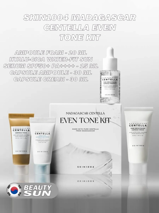 Sayohat uchun mini yuz parvarishi to'plami, SKIN1004, Madagascar centella travel