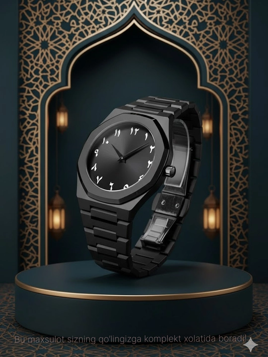 Aura Shadow Black – мужские часы, в стиле минимализм