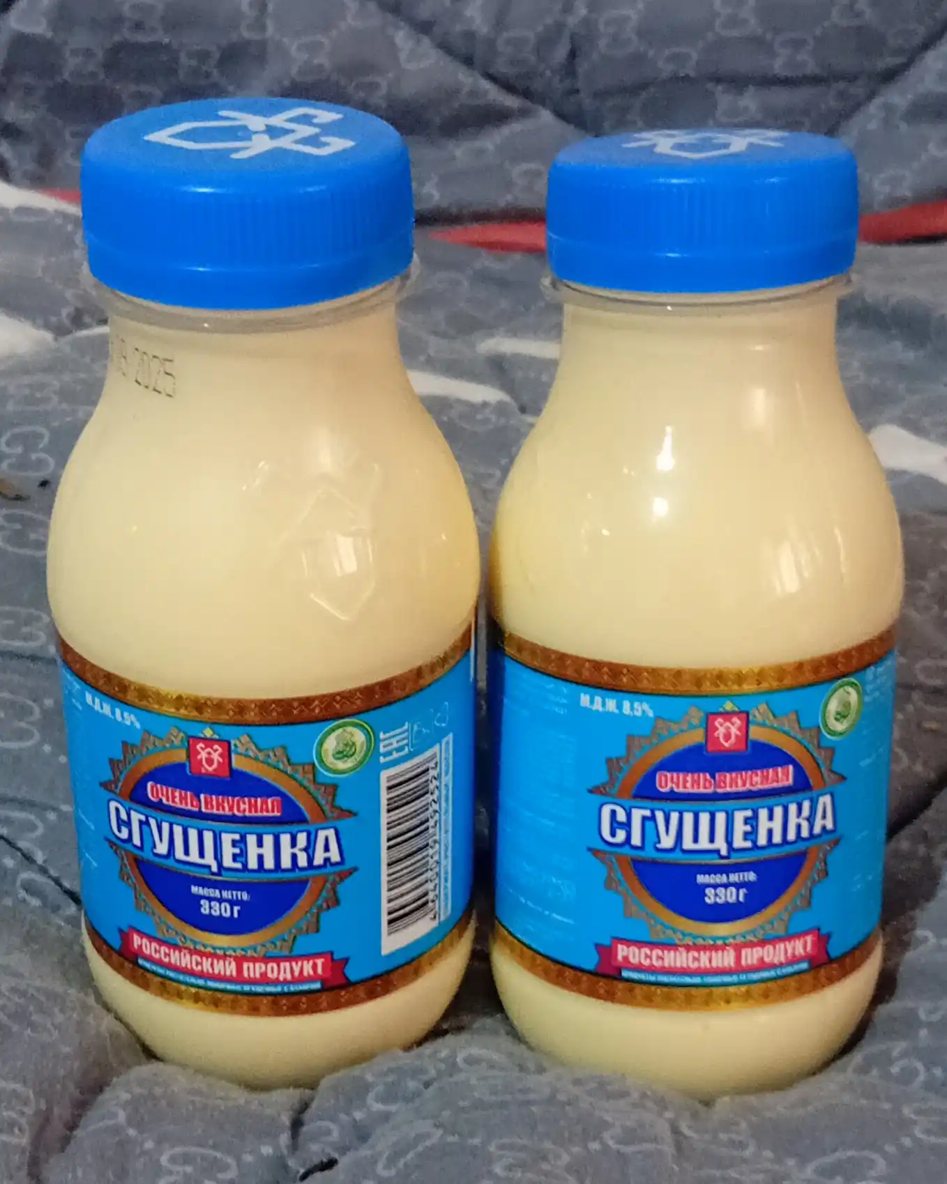 Sguschenka Rossiya mahsuloti shakar bilan PET 330 gr