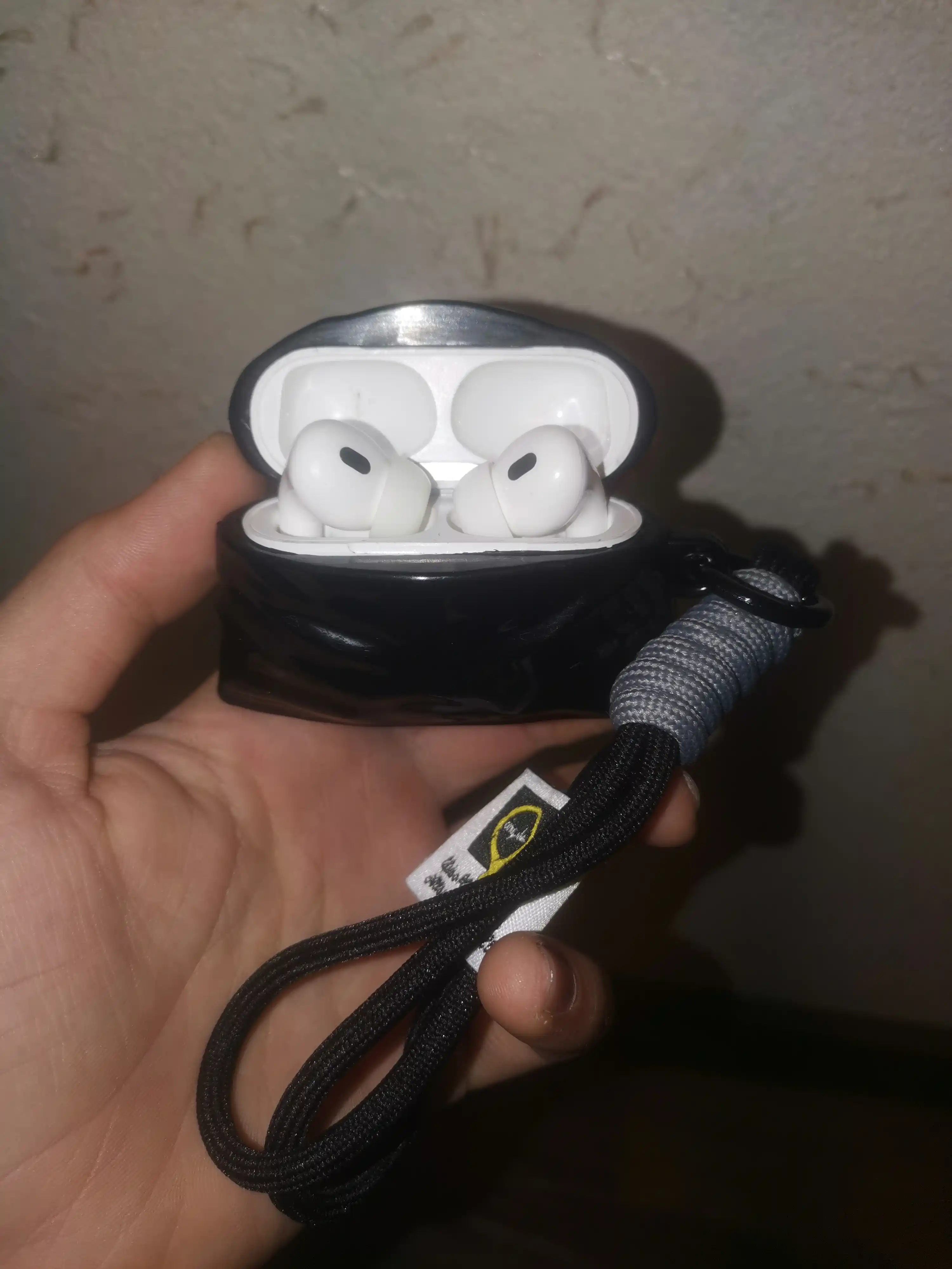 AirPods pro 2 /  pro simsiz quloqchinlar uchun g'ilof karabinli bilan