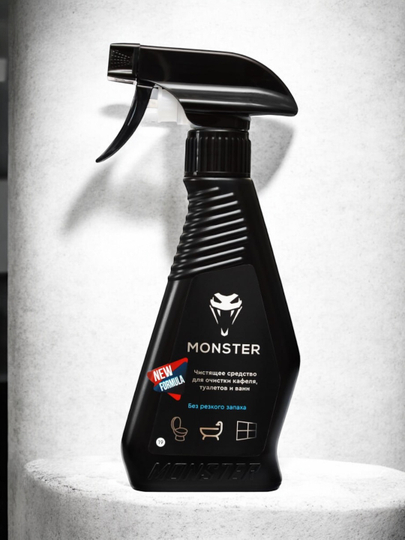 Средство для кафеля, ванны и унитаза усиленная формула MONSTER без запаха