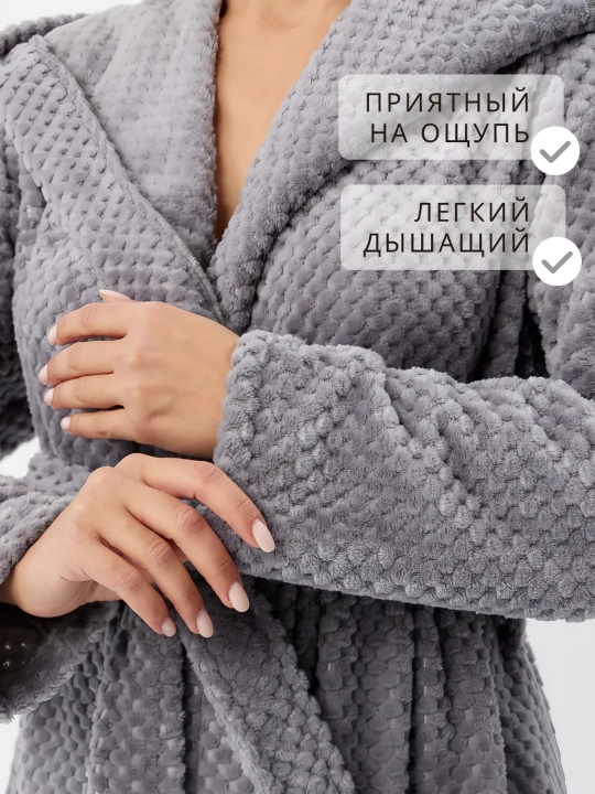 Банный халат для мужчин и женщин, с капюшоном, банный халат, для дома, бани и гостиниц