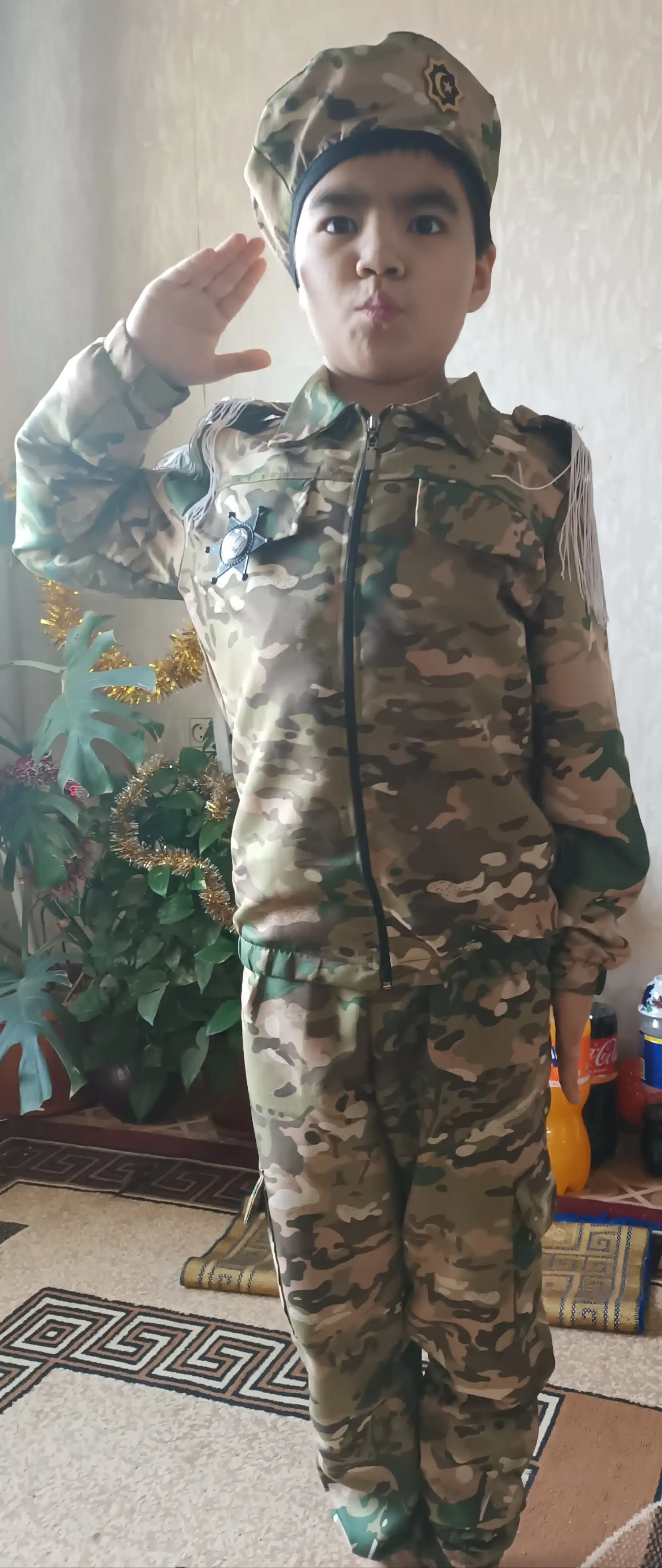 Военный камуфляжный костюм для детей