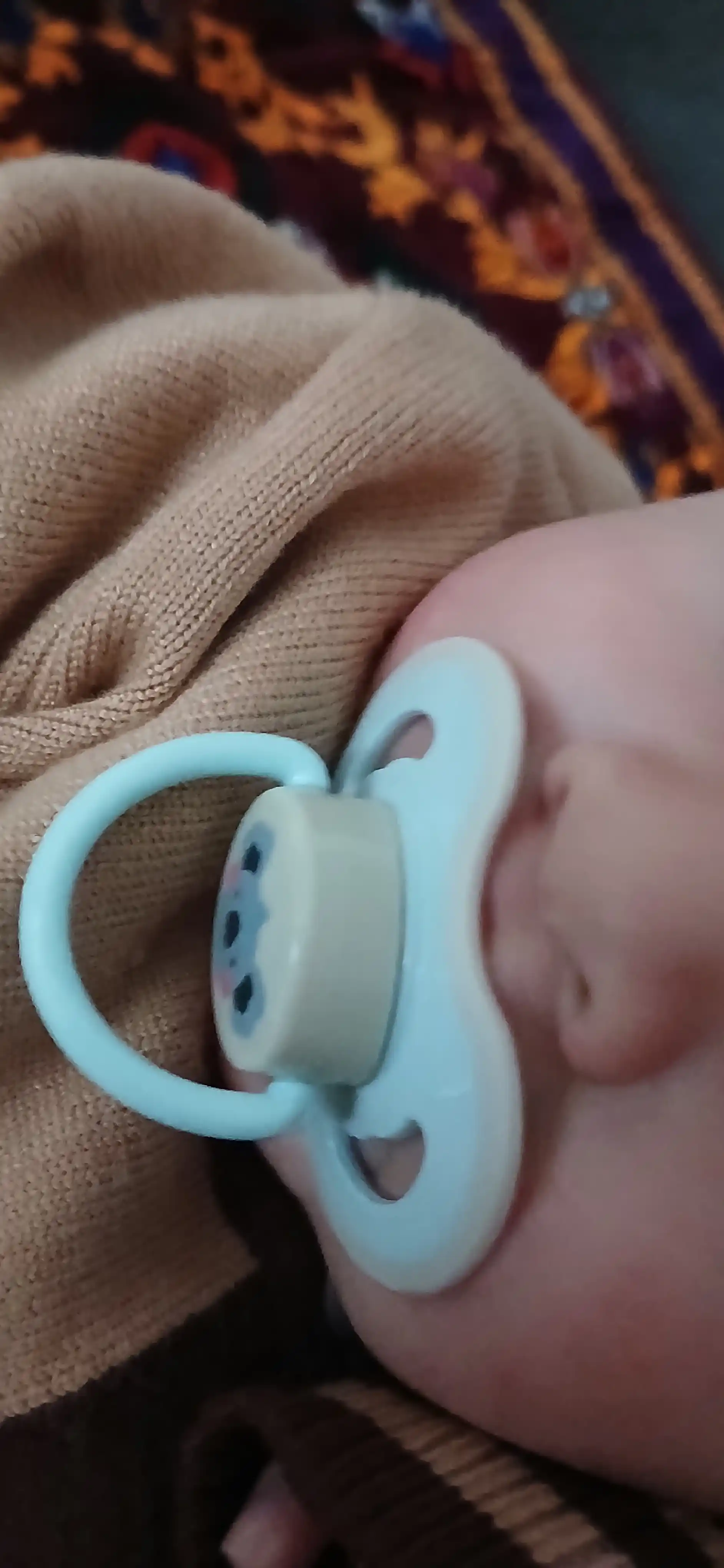 Ortodontik silikon so‘rg‘ich, 0-6-18 oylik, Babyland, so‘rg‘ichning 2 turi