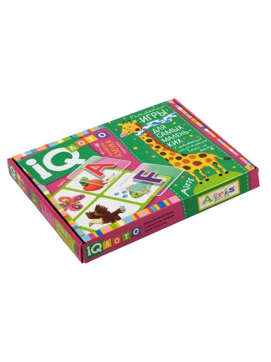 Bolalar uchun plastik loto. Ingliz tili. Alifbo