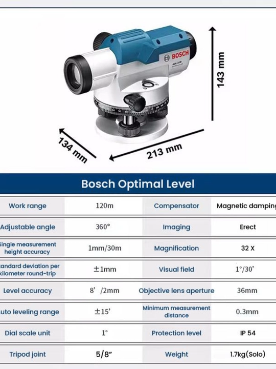 Bosch GOL 32 D Professional optik nivelir