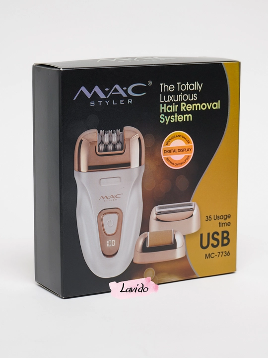 Simsiz epilyator M.A.C. Styler, ayollar uchun professional depilyator