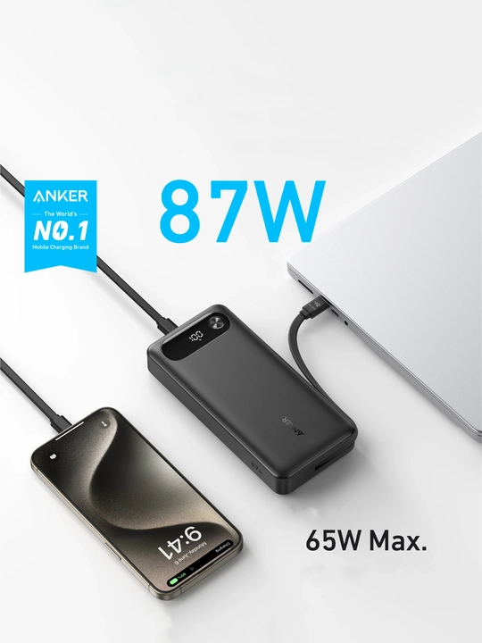 Anker Power Bank 20,000mAh USB-C 87W