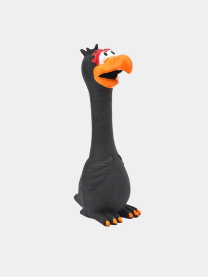 Игрушки для собак из латекса, пищащая — ZOOPET-КРИККУРИЦЫ-ЧЕРН