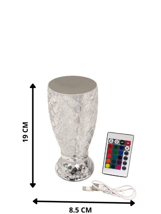 Boshqaruv pulti bilan sensorli RGB LED chiroq, dekorativ chiroq