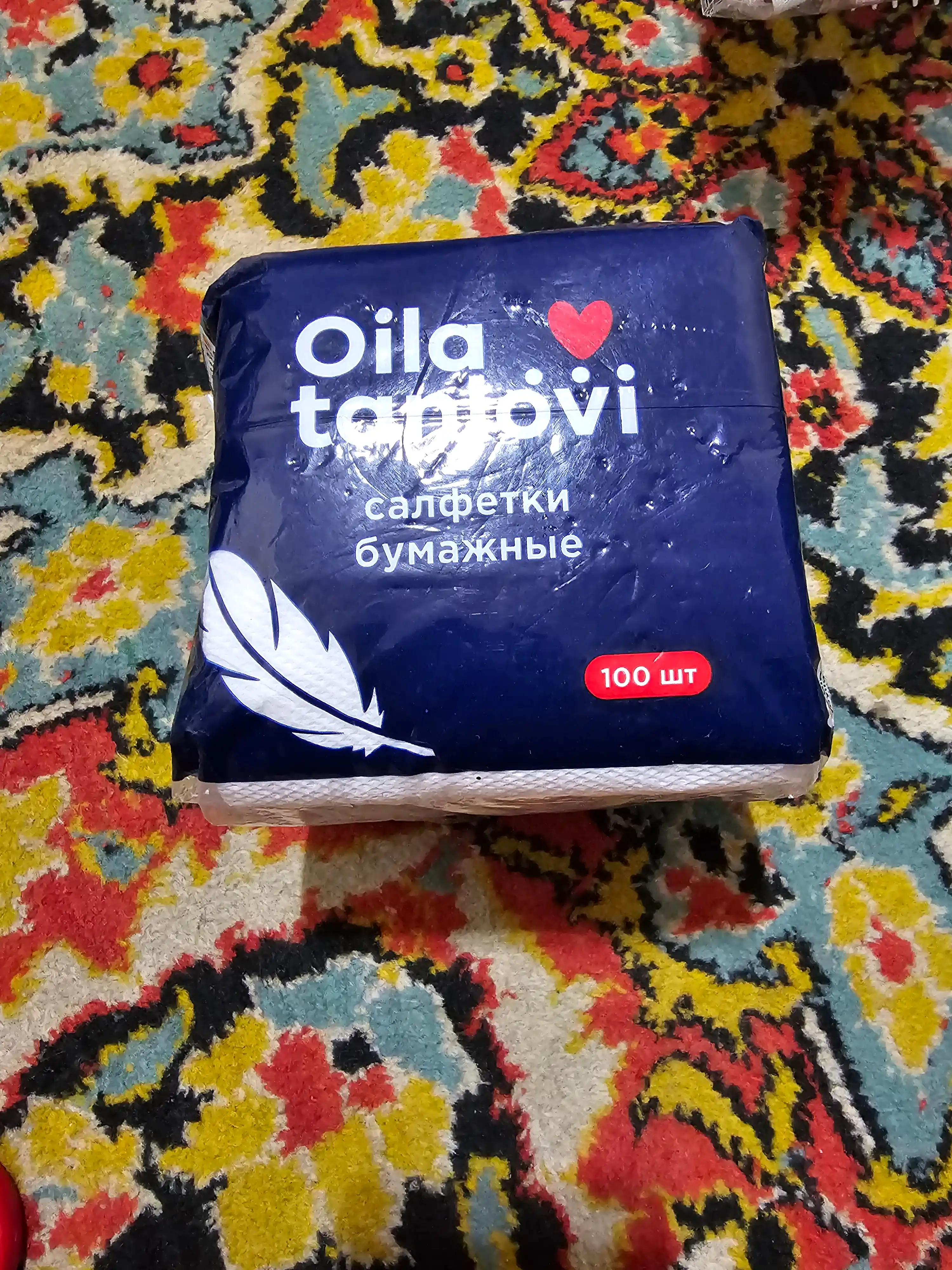 Qog'oz salfetkalar Oila tanlovi, 100 dona