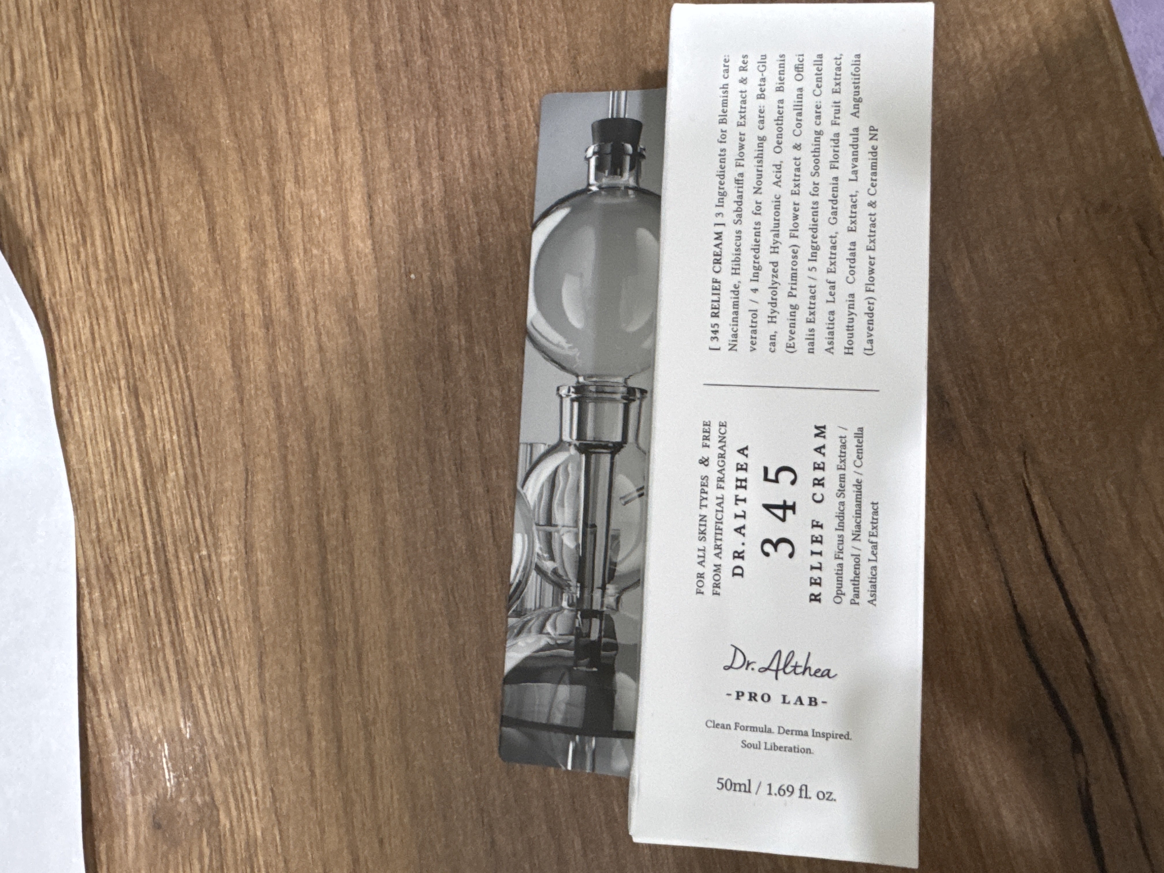 Dr. Althea 345 yuz kremi – tiklovchi, resveratrol, niatsinamid, 50 ml