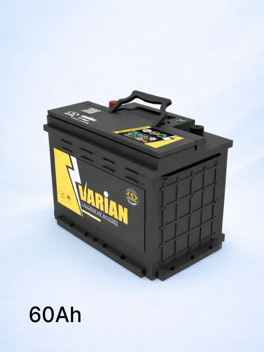 VARIAN avtomobil akkumulyatori 12V 60Ah L, Yopiq turdagi kalsiyli - 