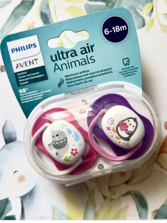 Philips Avent air animals so'rg'ichi, 6-18 oy, 2 dona - 