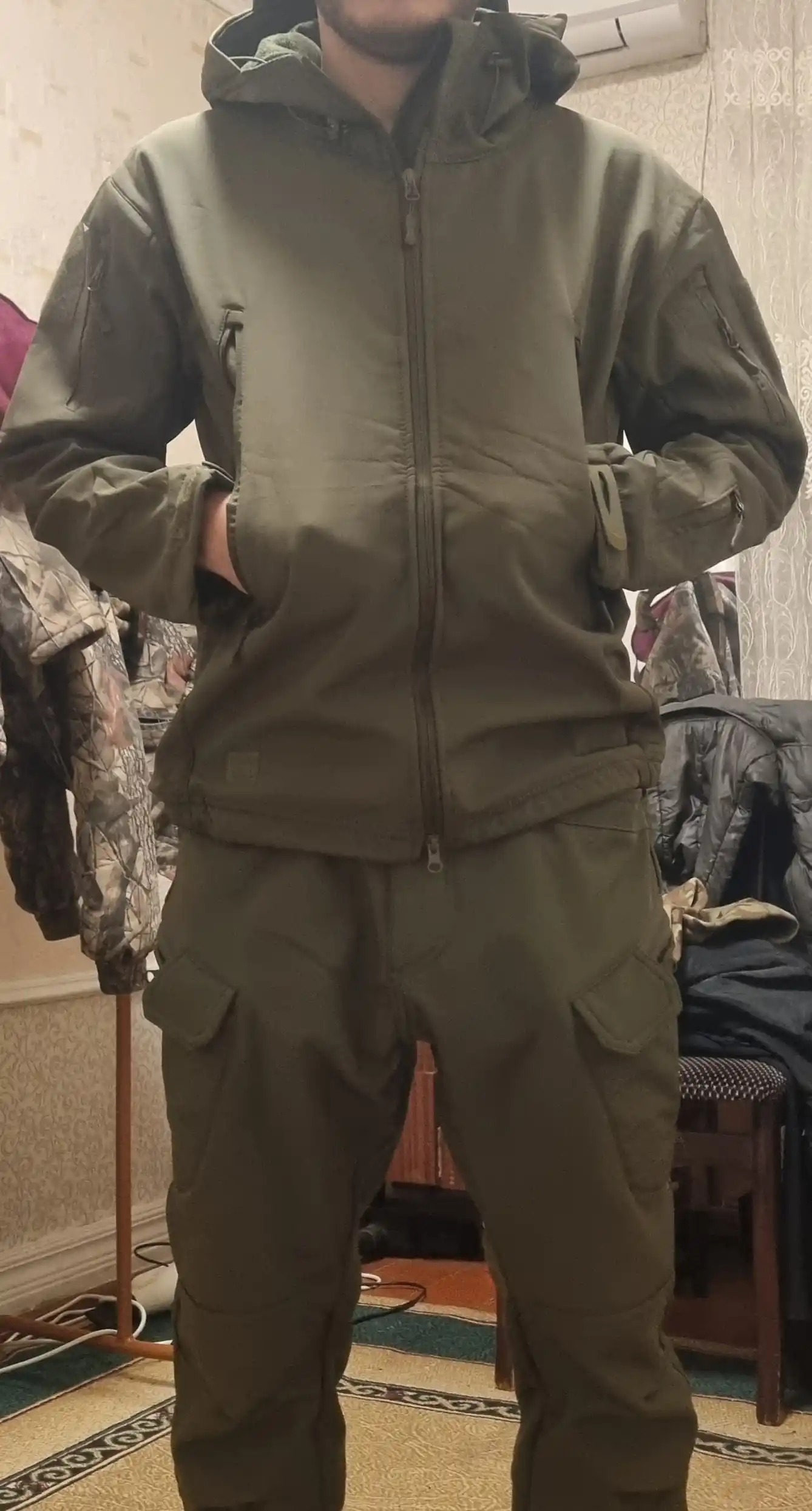 Softshell 5.11 taktik to‘plami - kurtka va shim, qishki, namlikdan himoyalovchi