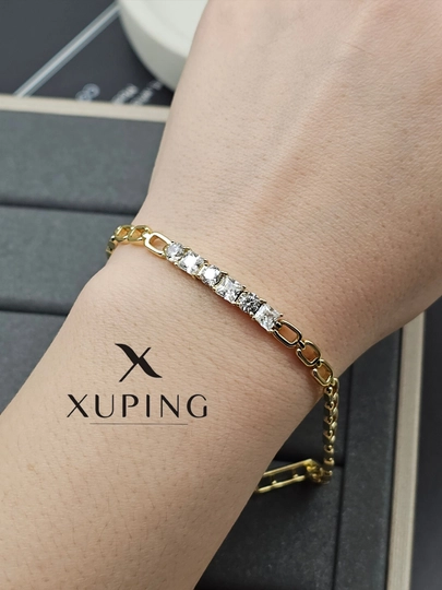 Женский браслет, 19 см, Xuping — 1001PRT-BRASLET5-МЕДН