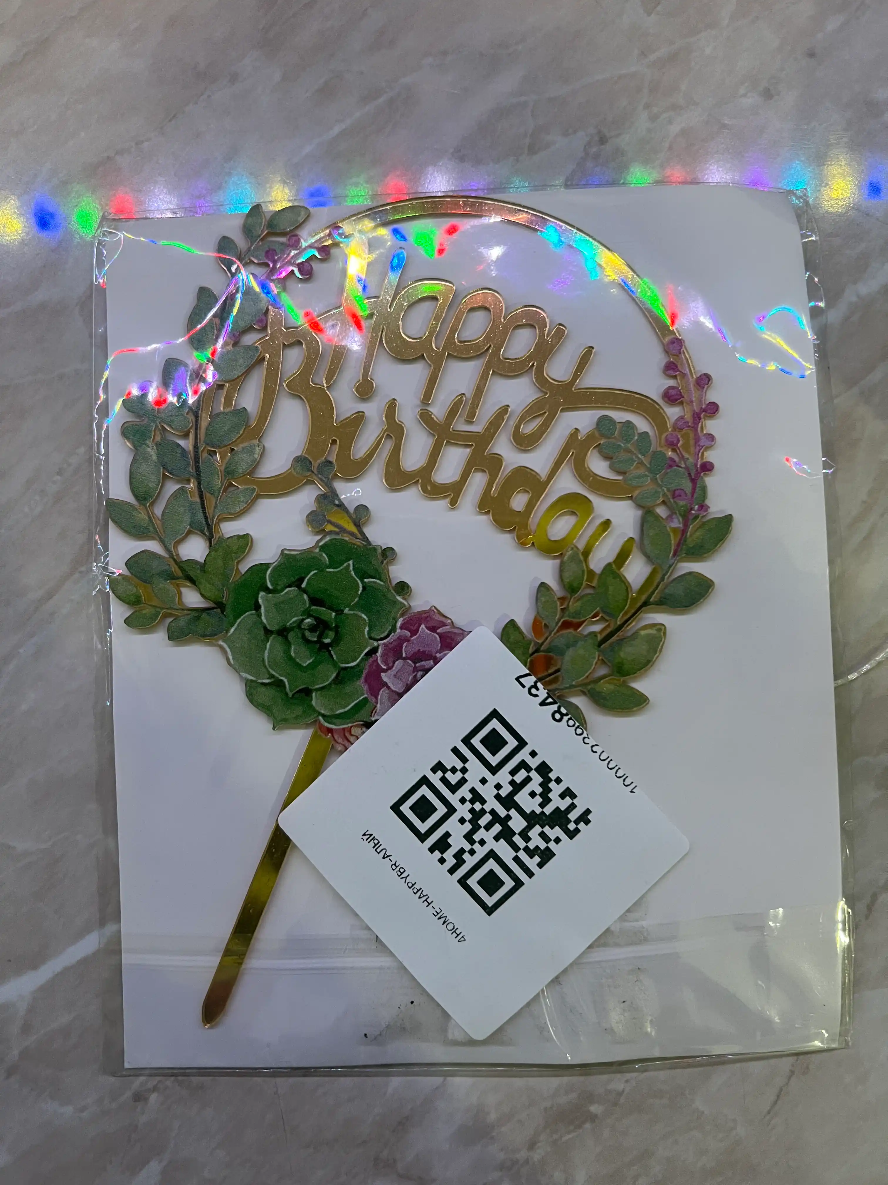Топперы для украшения торта, надпись Happy Birthday, 42 вида