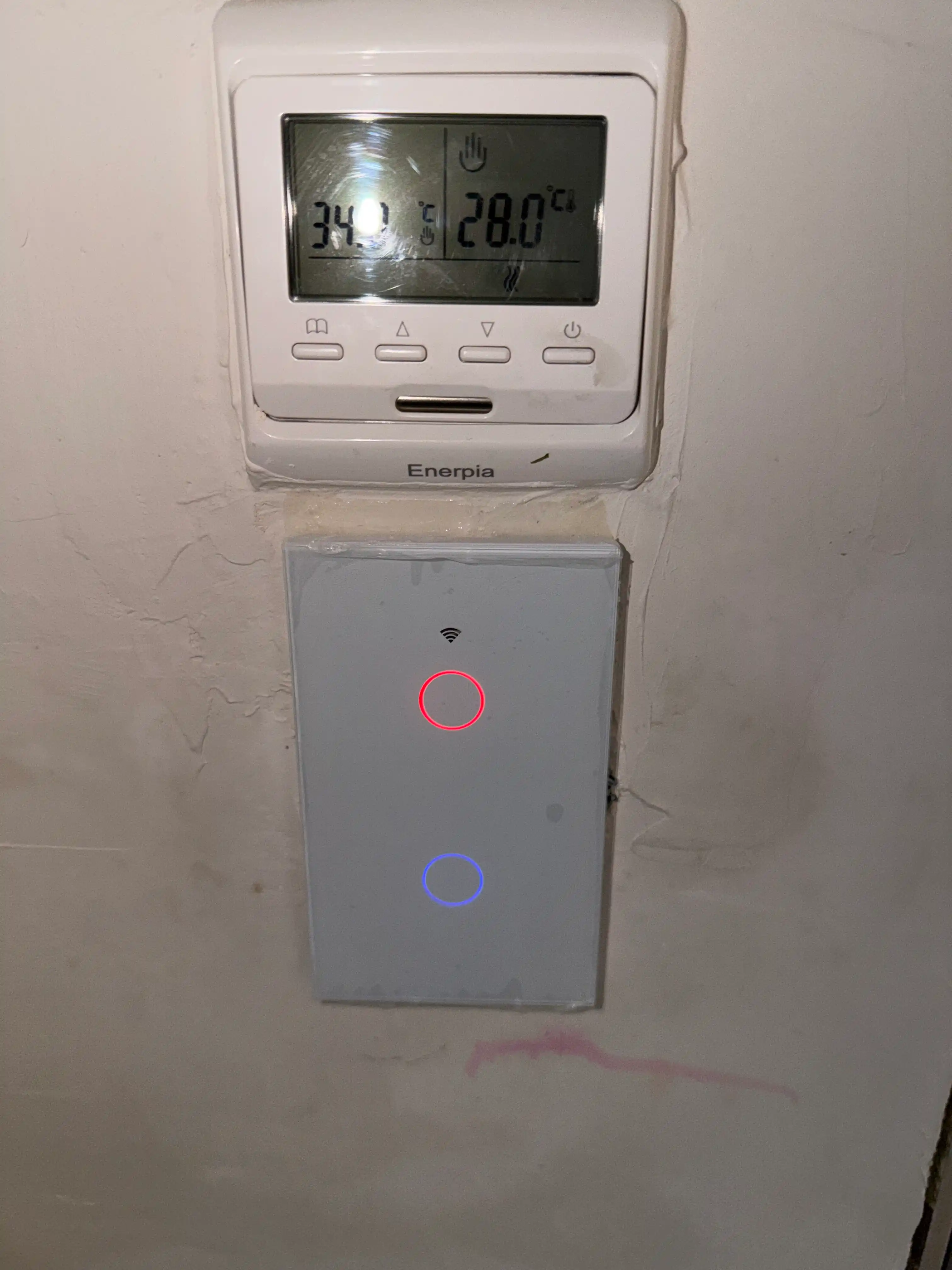 Aqlli sensorli Wi-Fi+RF 433MHz yorug‘lik kaliti, Tuya Smart Life
