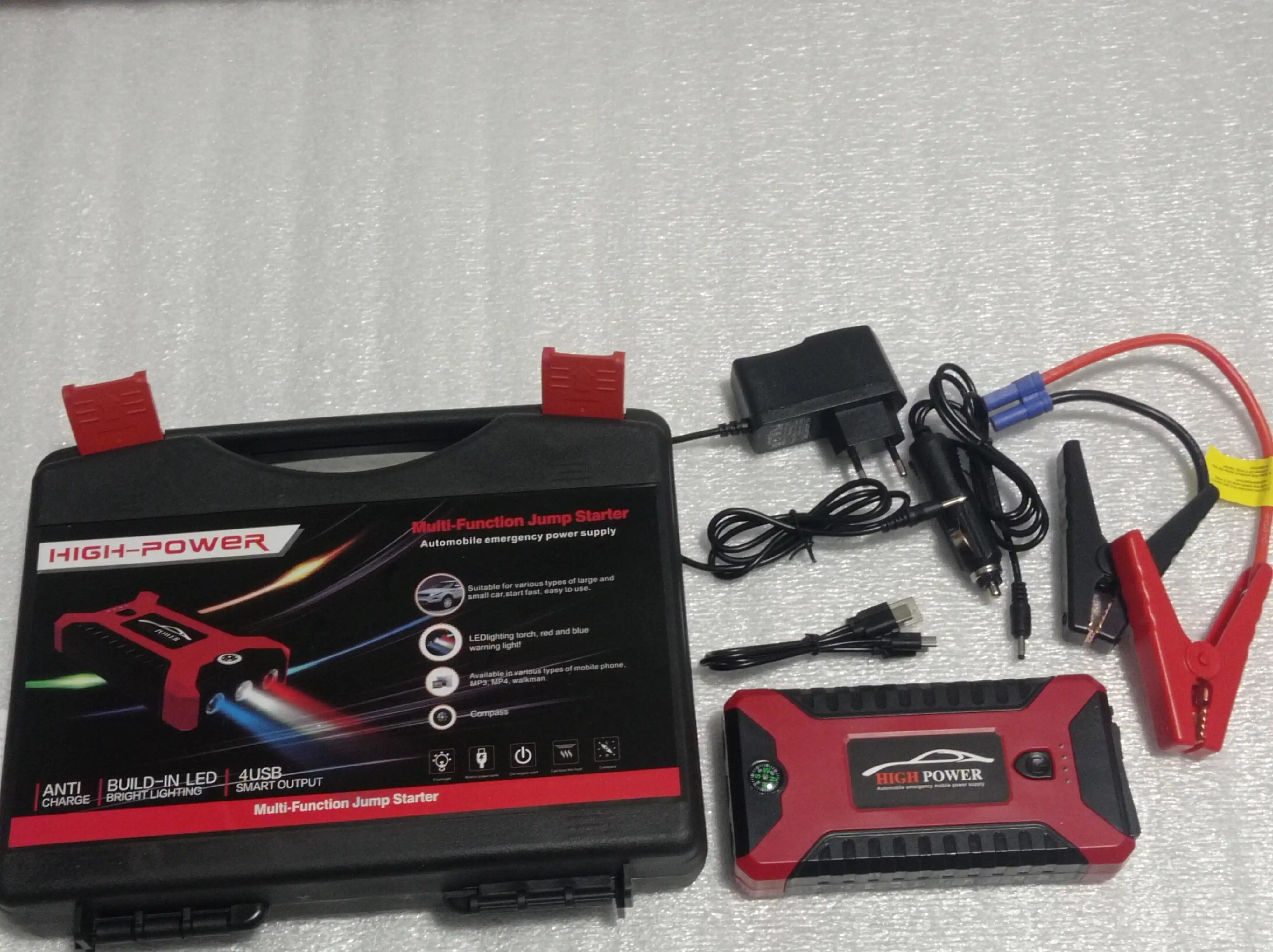 Avtomobilni ishga tushirish moslamasi, quvvatlash moslamasi, 99800mAh