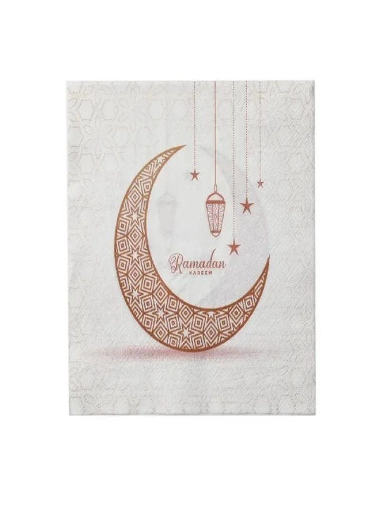 Ramazon bezakli qog‘oz salfetkalar (Ramadan Kareem dizayn) 20-dona