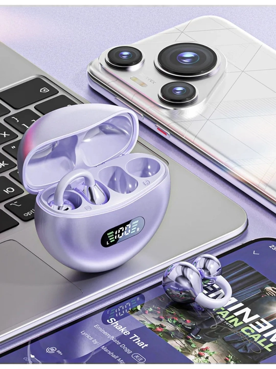 IPhone va Android uchun displeyli va sensorli ekranli simsiz minigarnituralar