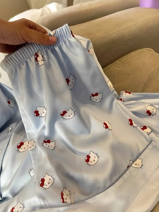 Pijama, ayollar uy kiyimi, yumshoq pijama, cartoon printli pijama M-XXL