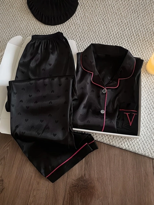 Pijama, ayollar uy kiyimi, yumshoq pijama, cartoon printli pijama M-XXL