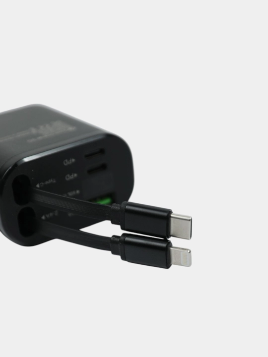 5 tasi 1 da avtomobil zaryadlovchi, Android va iPhone uchun