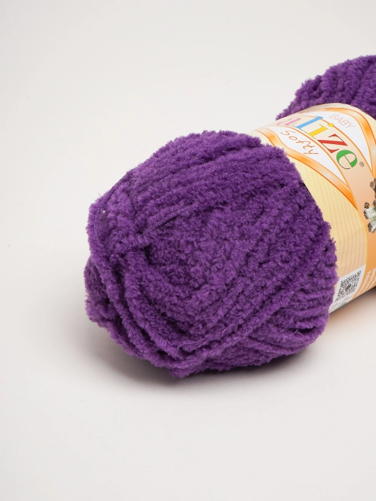 To'quv ipi  Alize Softy - 115 m, 50 g, 100% mikropolyester, qadoqda 1 dona