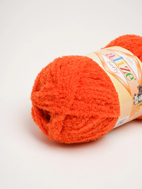 To'quv ipi  Alize Softy - 115 m, 50 g, 100% mikropolyester, qadoqda 1 dona
