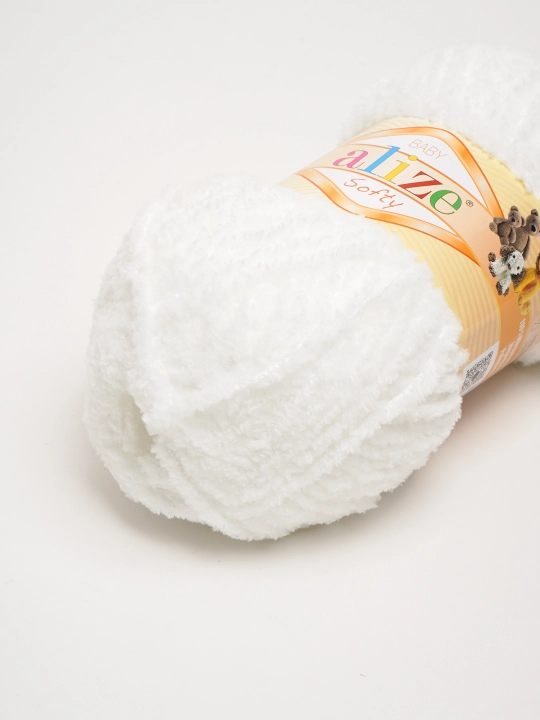 To'quv ipi  Alize Softy - 115 m, 50 g, 100% mikropolyester, qadoqda 1 dona