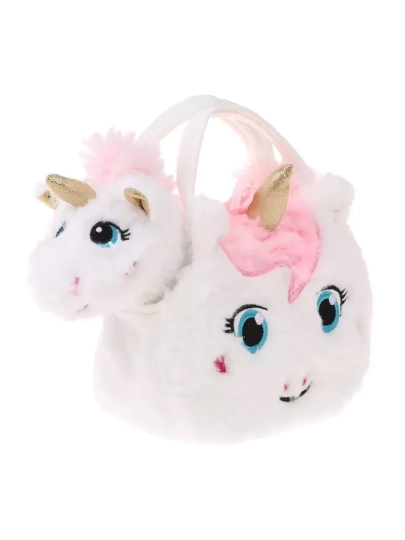 Единорог в пушистой сумочке Fluffy Family — BWAY-TSR7222