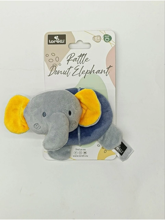 Lorelli Rattle Donut Deer o'quv yumshoq o'yinchog'i - 