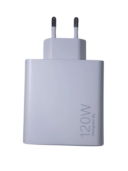 Redmi Type-C uchun 120 Vt turbo zaryadlash adapteri, 220 V tez zaryadlash