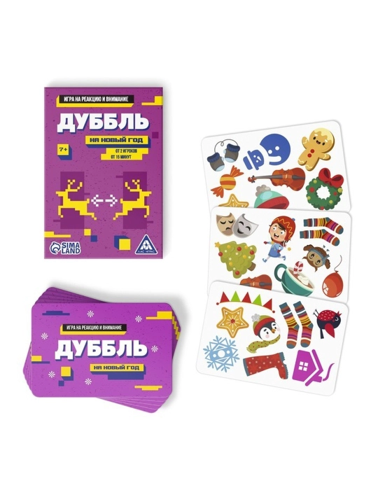 "Party box, o‘yna va zavqlan" bayram o‘yinlari paketi. 6x1" har bir o‘yinda 20 tadan karta