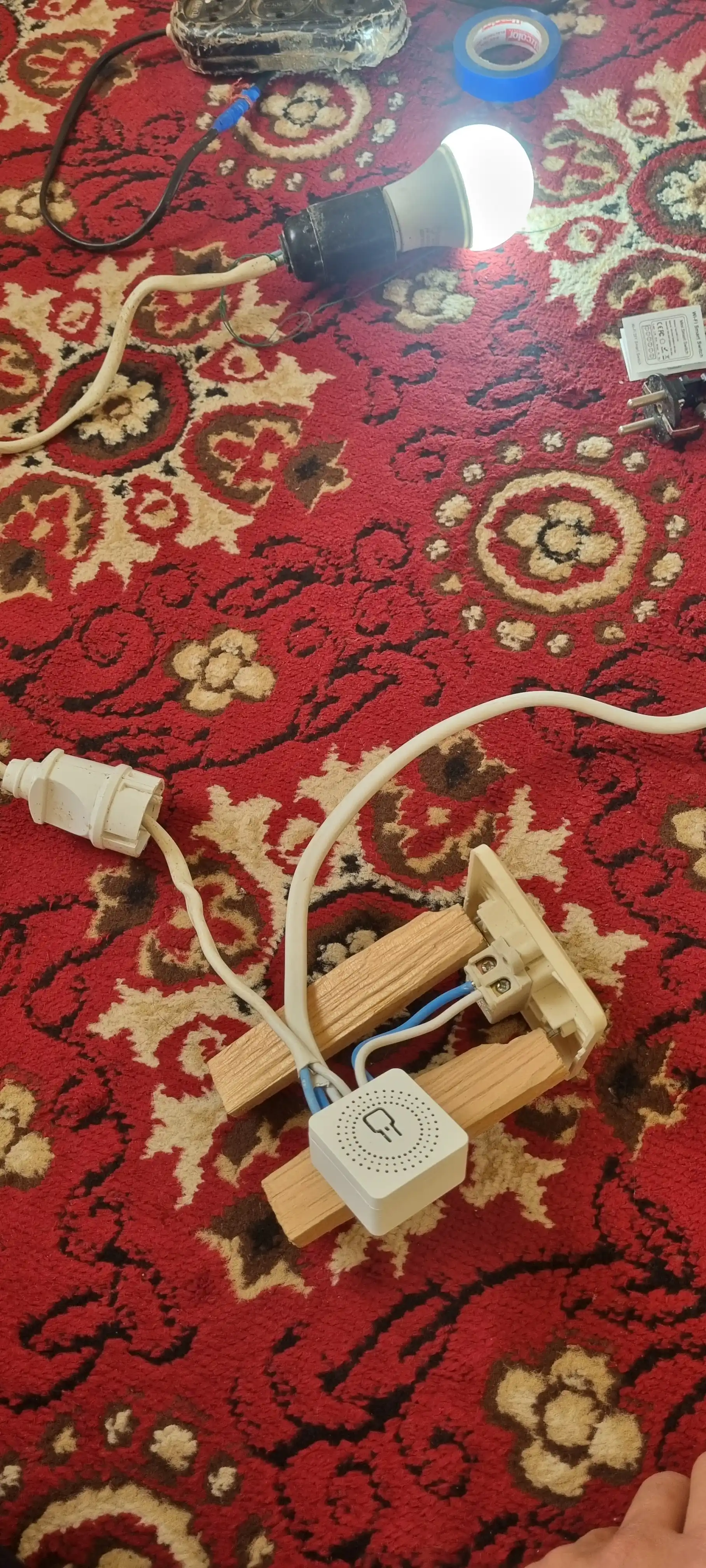 Ikki diapazonli WiFi+RF433 rele, Tuya Smart/Smart Life, Alisa