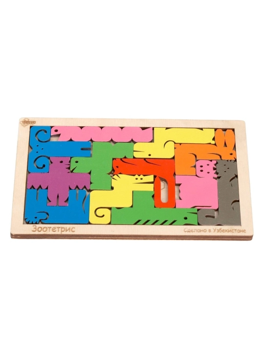 "Zootetris" jumboq, yog'och - 