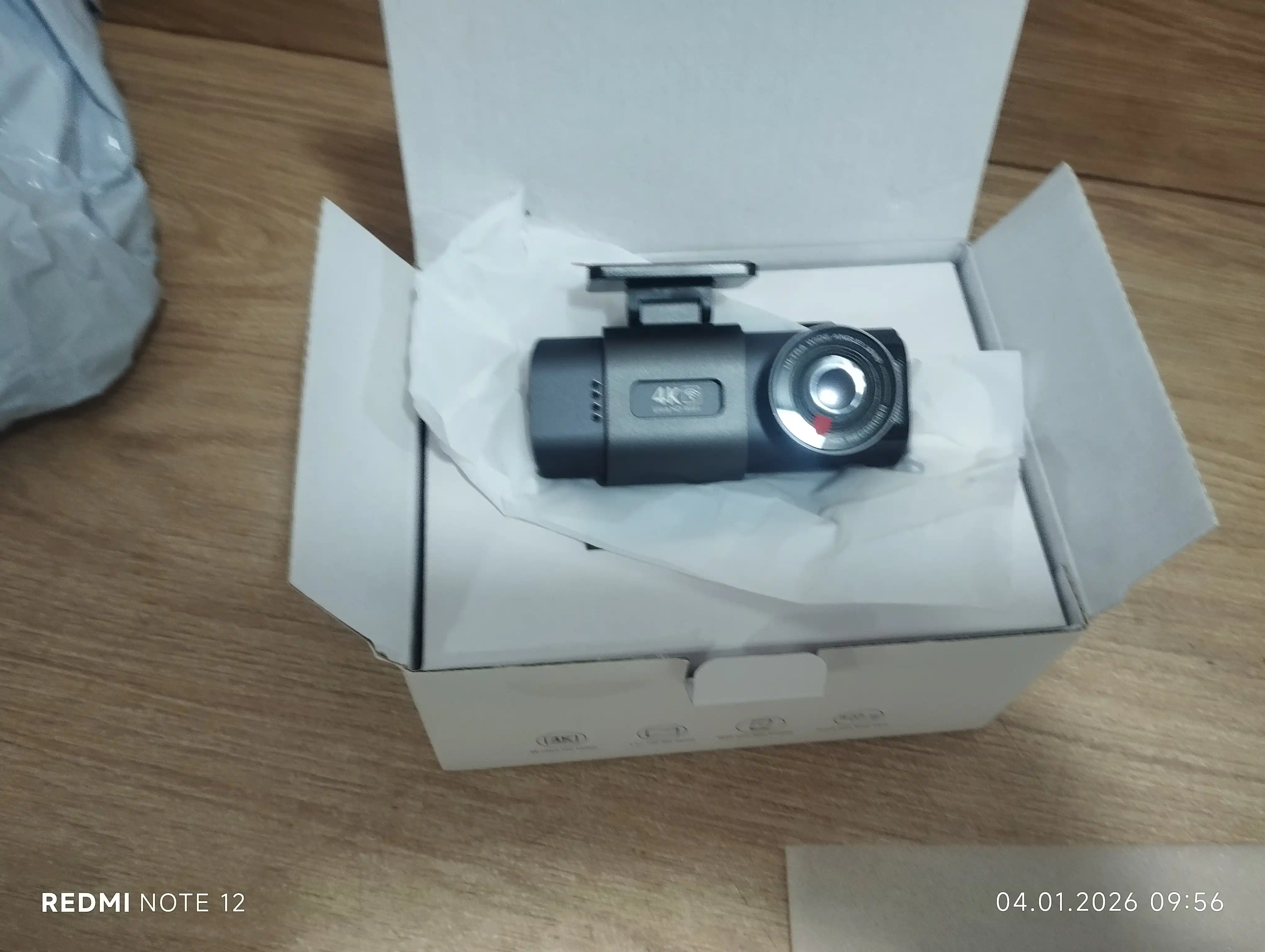 Видеорегистратор DASH CAMERA 4K+AHD 1080 FULL HD,Wi-Fi, GPS+64 ГБ, 1,5-дюймовый HD-дисплей