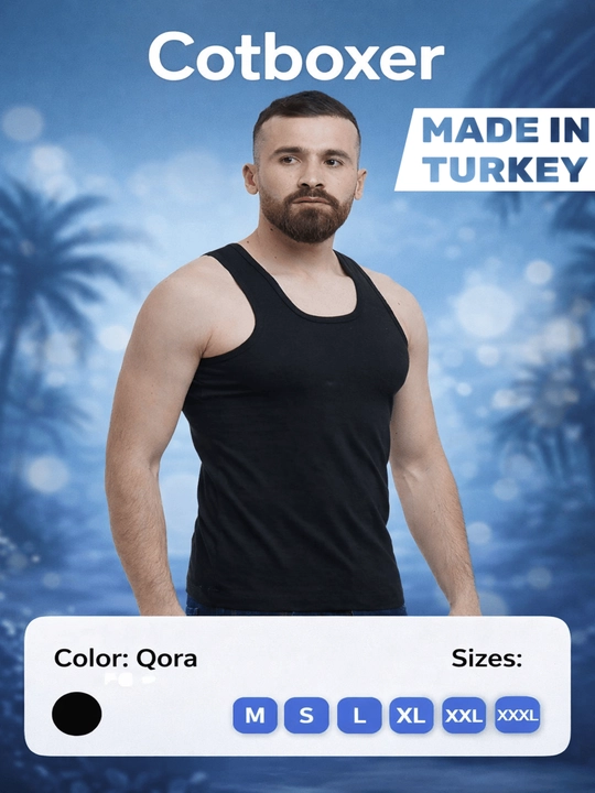 Erkaklar uchun Cotboxer modal paxta maykasi - 
