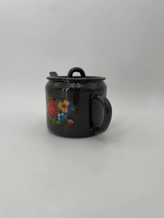 Чайник, чайник заварочный с крышкой 1 литр эмалированный