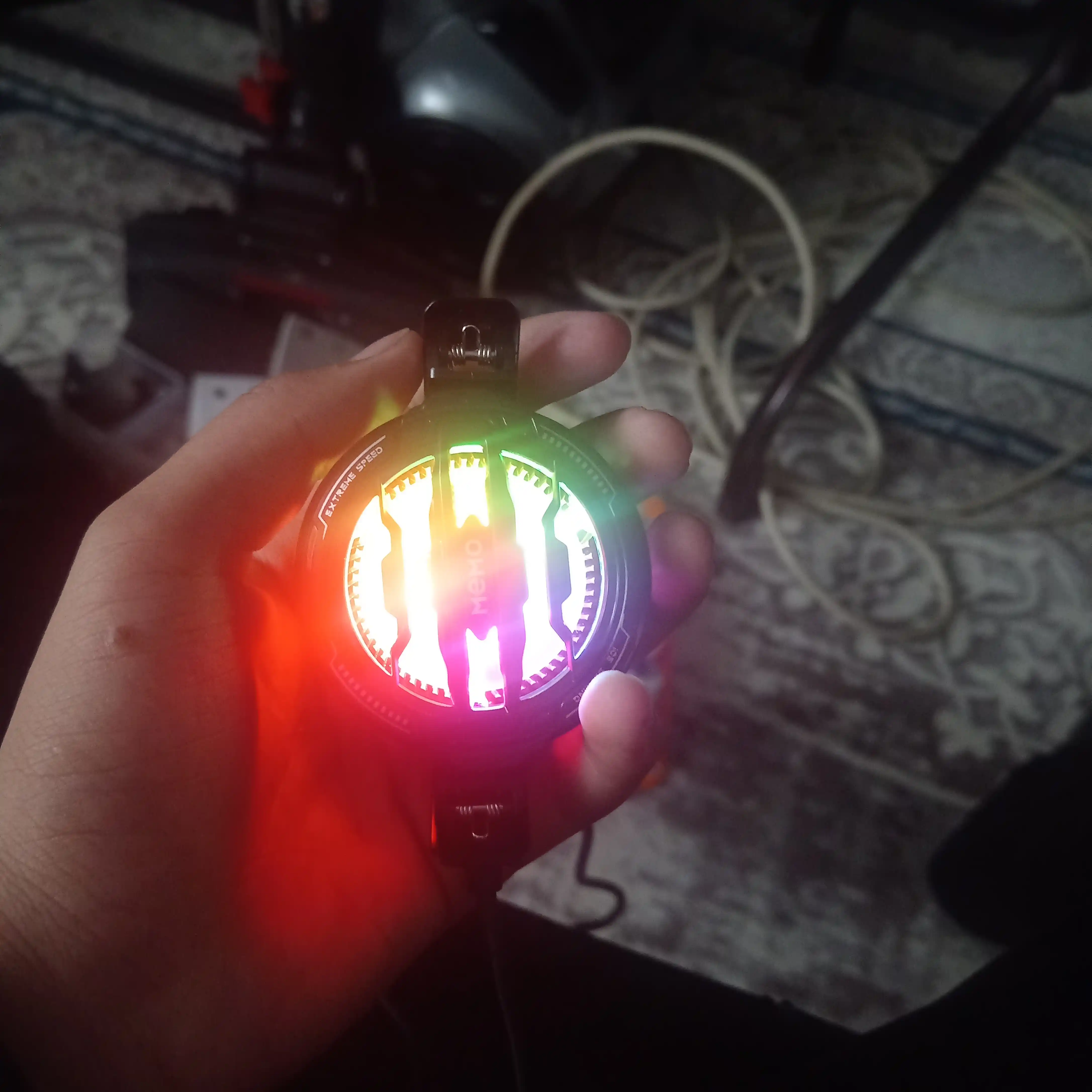 Кулер магнитный для телефона и планшета, с RGB Memo CX07 -5/-10