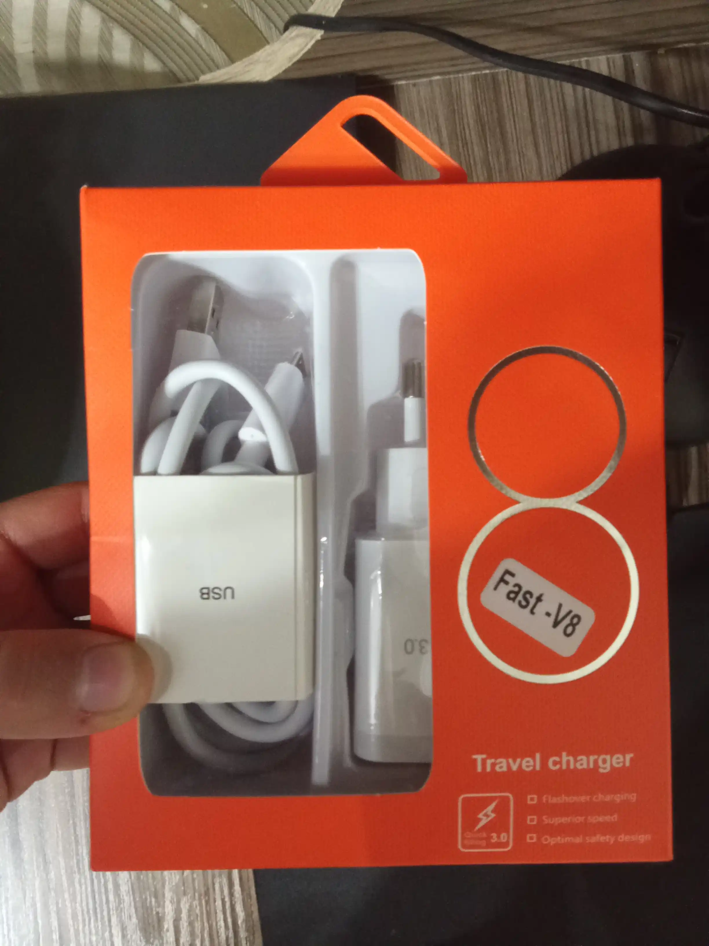 Samsung va boshqa qurilmalar uchun, tezkor zaryadlovchi qurilma + Micro USB kabel