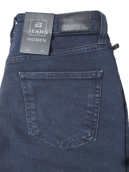 Ayollar uchun jinsi shimlar "Bjeans" Premium Tailored, mukammal bichim, yuqori bel