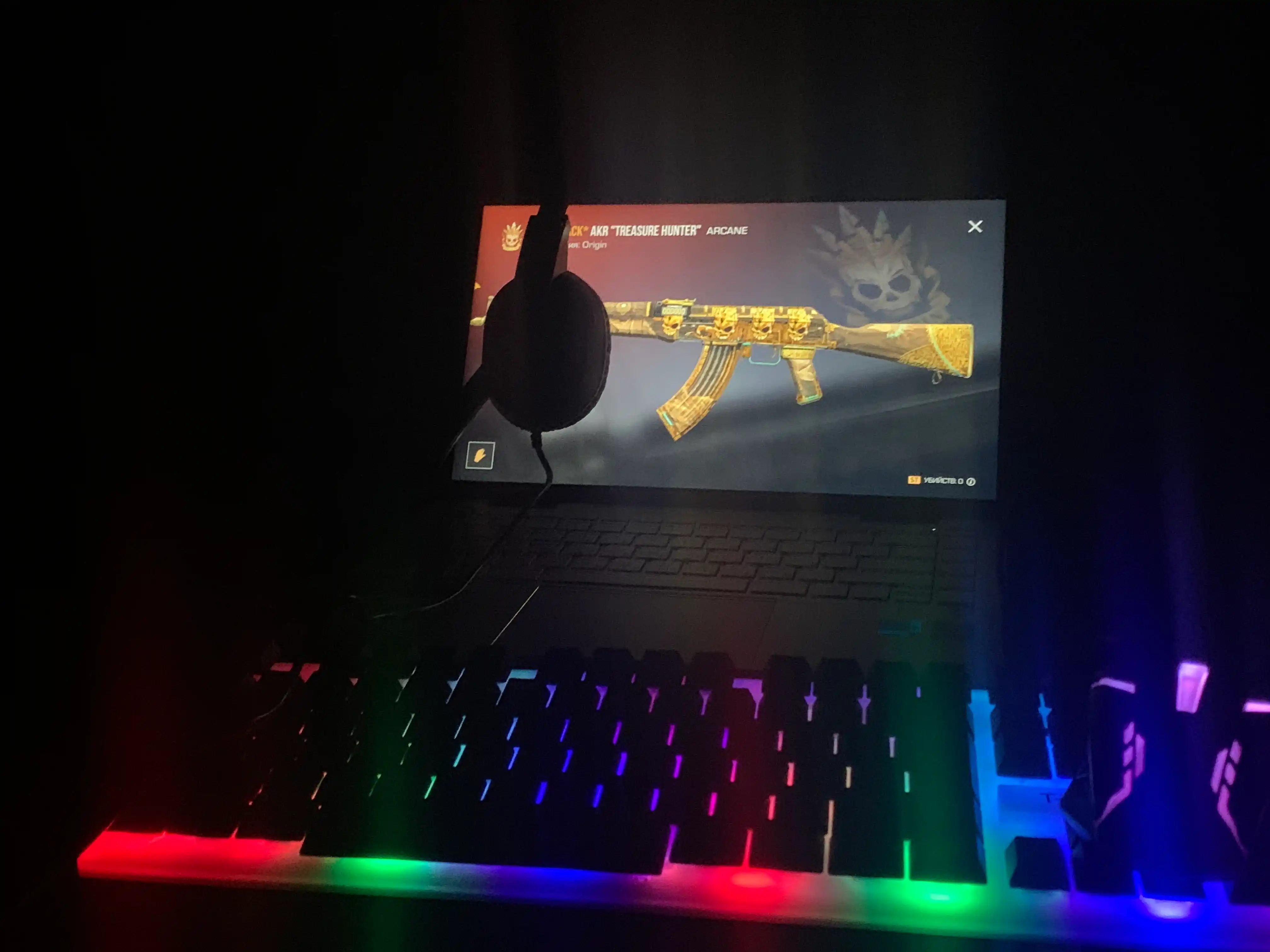 Игровая клавиатура gtx350-с RGB-подсветкой, мембранная, с проводным подключением