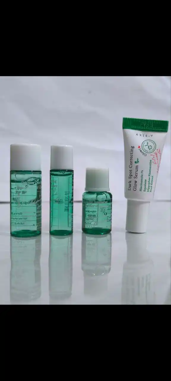 AXIS-Y Mini Glow Set – yuz parvarishi uchun mini to‘plam