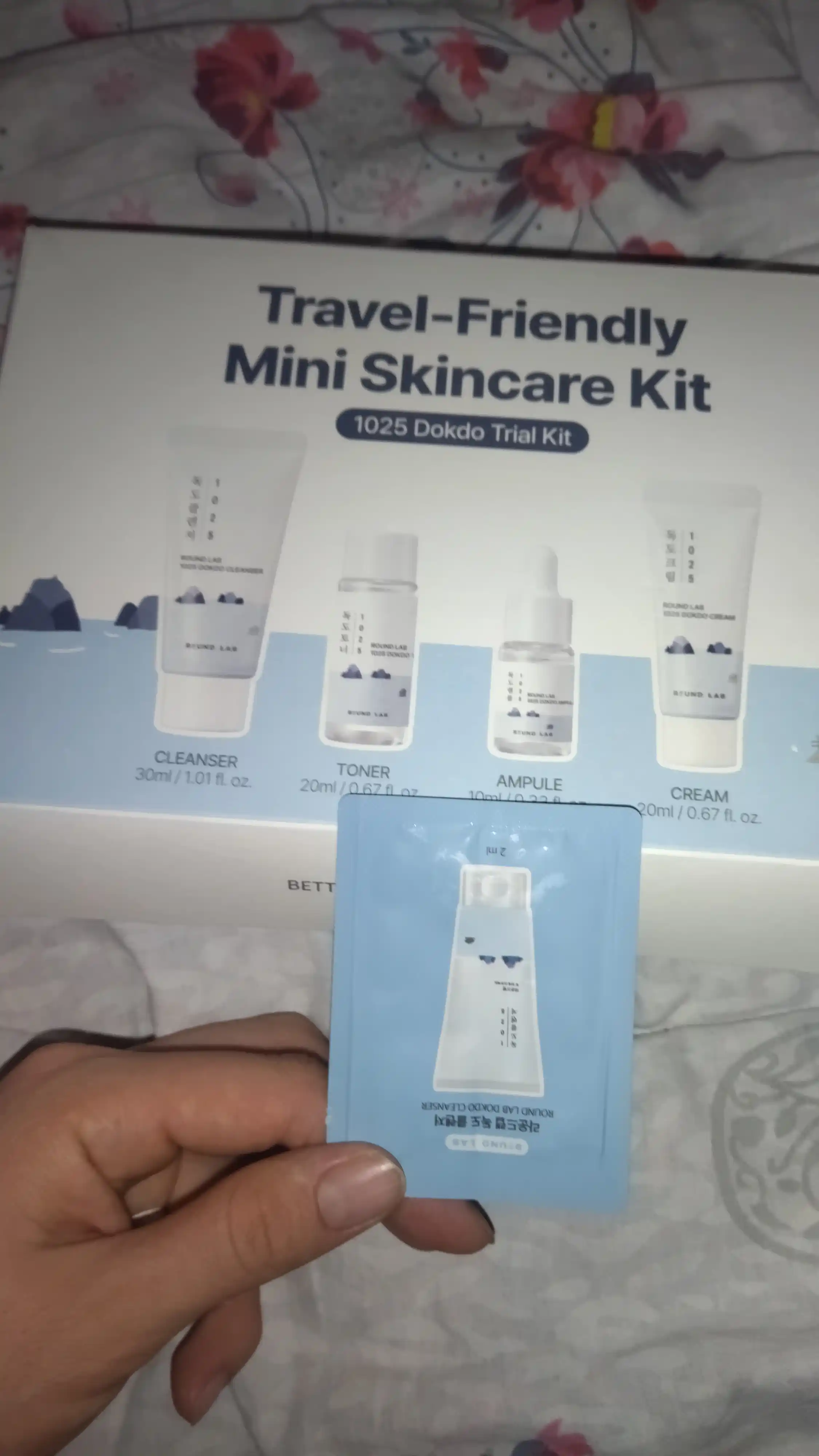 Набор уходовых средств, с морской водой Round Lab 1025 Dokdo Trial Kit